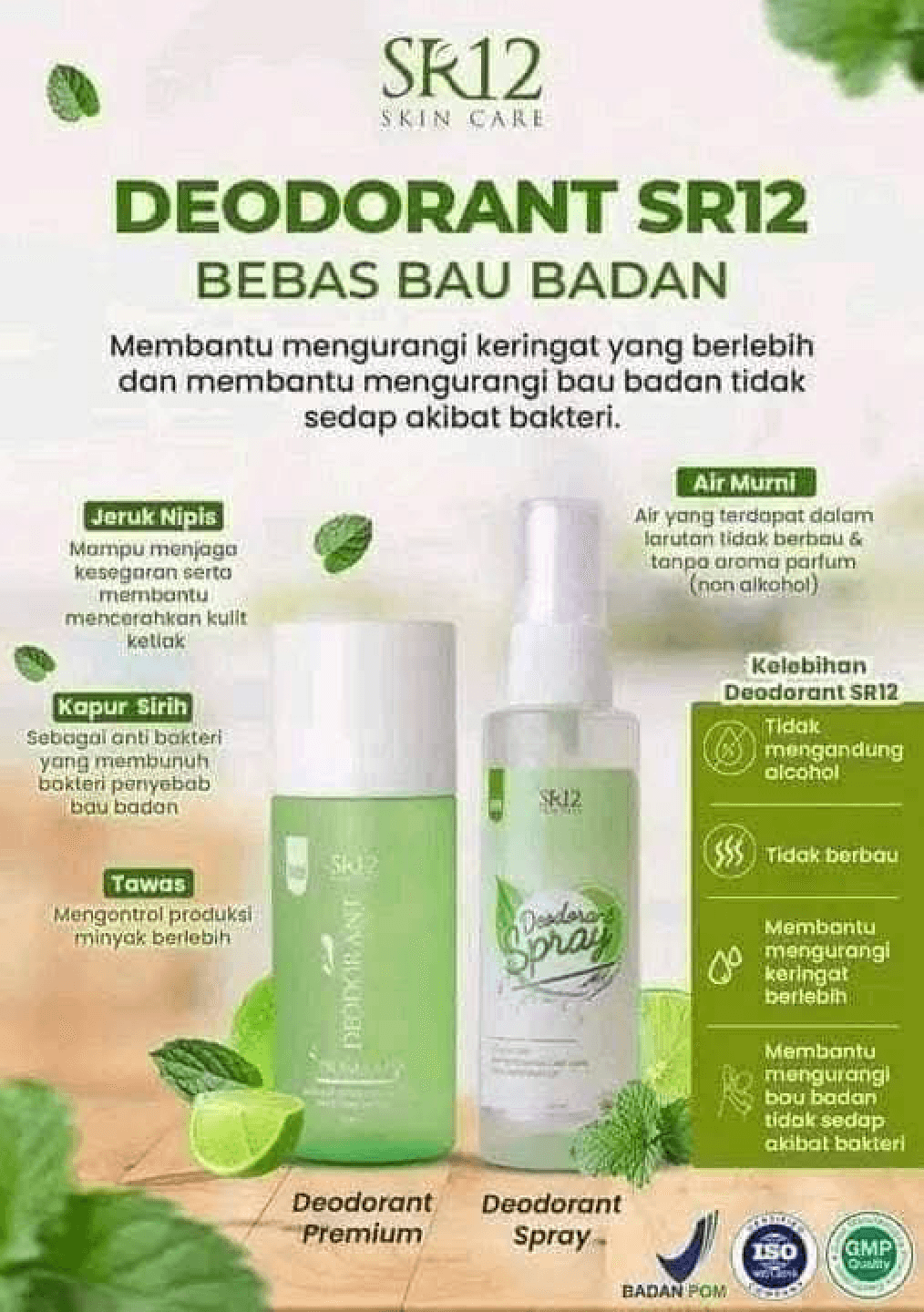 Deodorant Spray Premium & Reguler